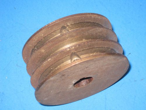 Delta Rockwell UNISAW 3 BELT MOTOR PULLEY  3 5/8&#034; 3/4&#034; Shaft  21E3