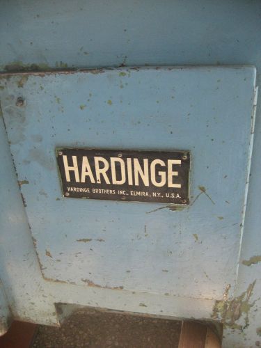 hardinge lathe split bed  front door ,  collets holder