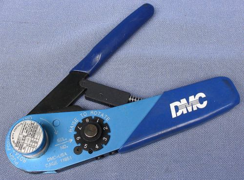 DMC M22520/2-01 Ratcheting CRIMPER AFM8 TOOL WIRE CABLE DANIELS CAGE 11851 K13-1