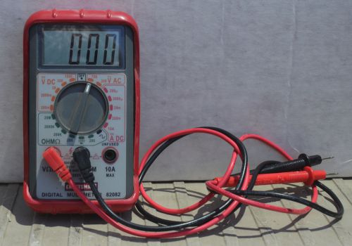 Craftsman 82082 Digital Multimeter with Test Leads DMM DVM