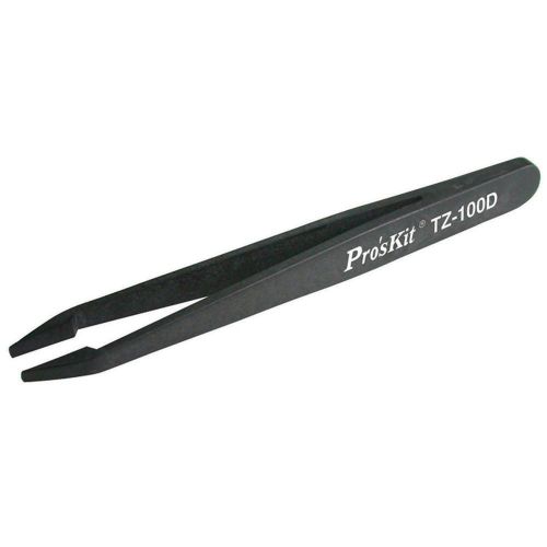 Proskit TZ-100D, Conductive Tweezer (Flat Tips) 115mm