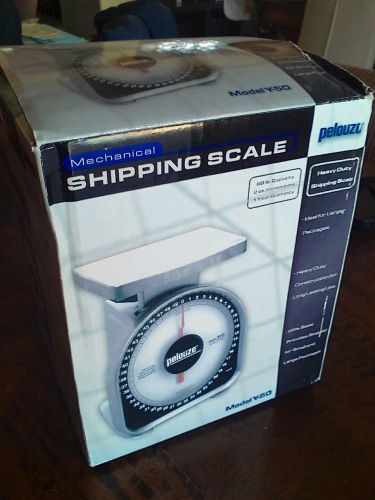 Pelouze scale model y50 mechanical 50 pounds desktop shipping postal package for sale