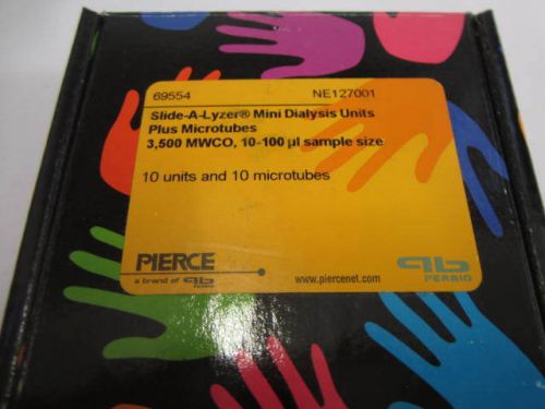 Pierce Proteome #69554 Slide-A-Lyzer Mini Dialysis Units W/ Microtubes Qty: 10