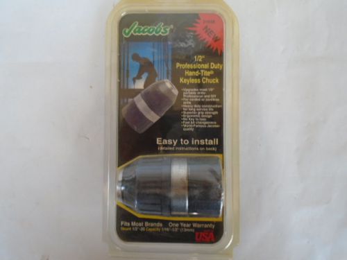 Jacobs 31038 1/2 Inch Cap Keyless Drill Chuck  1/2 &#034; 20 Thread Unused