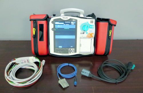 Philips Heartstart MRx Biphasic 12 Lead ECG SpO2 M3536A Pacing Analyze