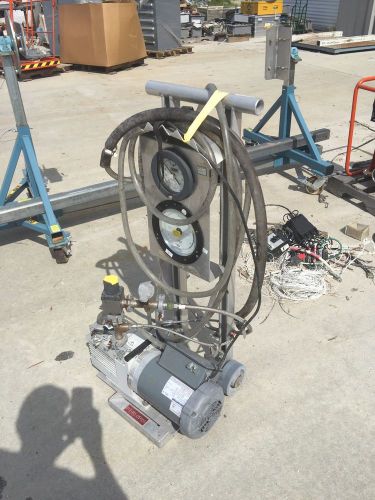 TRIBAC D8B Vacuum Pump Cart