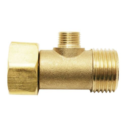 1/2 in. Dia. x 1/4 in. Dia. Female To Male   Brass  Add A Tee Adapter