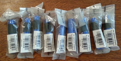 9 NEW CHARLES LEONARD CHL74590 CHALK HOLDERS PLASTIC BLUE