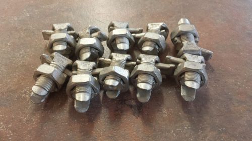 Burndy ksu-23  (lot of 10)   split bolt  ksu23     new stock for sale