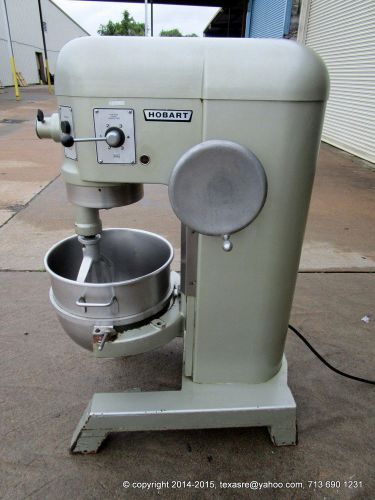 Hobart 60qt h600 dough planetary mixer, 1 phase for sale