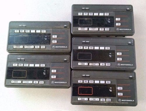 Lot of 5 Motorola MaraTrac HCN1052C Mobile Radio Remote Control Head