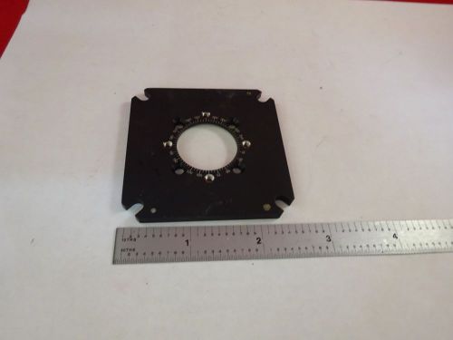 ALUMINUM PLATE for POLARIZER ROTATION INDICATOR PART OPTICS &amp;C6-A-21