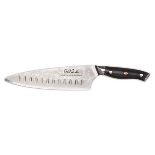 SHINZUI 8&#034; Chefs Knife Japanese VG10 Super Steel 67 layers Damascus Ergo Chef