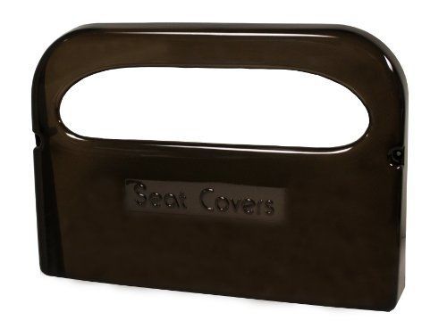 Palmer Fixture TS0142-01 1/2&#034; Fold Toilet Seat Cover Dispenser, Dark Translucent