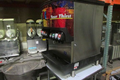 CORNELIUS-BEVERAGE SV175 8 HEAD W/SYRUP RACK SYSTEM W/ ICE DISPENSER COMPLETE