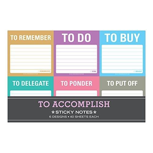 Knock Knock To Accomplish Sticky Notes Packet