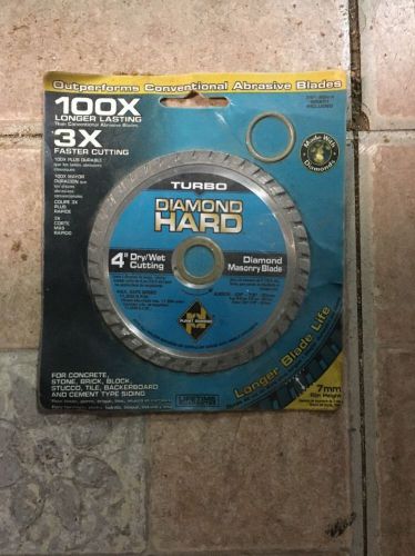 Planet Diamond 4&#034; Turbo Diamond Masonry Blade 21104030B