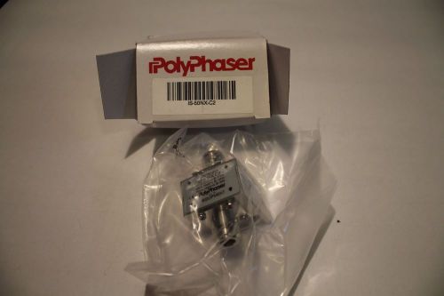 NEW- Polyphaser Flange Mount Arrestor IS-50NX-C2  N-Female