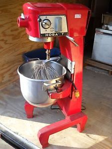 Hobart D300   30 Qt Dough Bakery Pizza Mixer 3/4 HP 115V  RED COLOR W/ BOWL HOOK