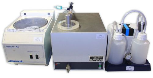 Savant speedvac plus centrifugal vacuum concentrator w/ vapor trap - complete for sale