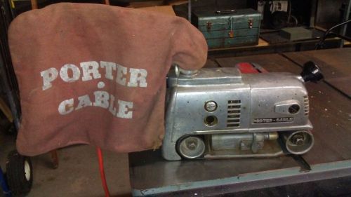 PORTER CABLE LOCOMOTIVE BELT SANDER ~ SPEEDMATIC 503