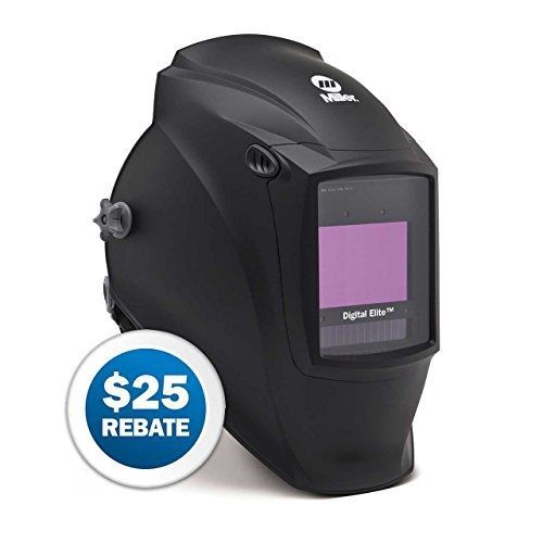 Miller electric auto darkening welding helmet,  black,  digital elite,  3,  5 to for sale