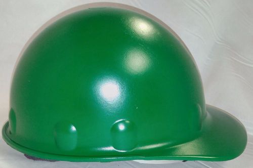 Fibre Metal Green Hard Hat, Front Brim P2SW74A000