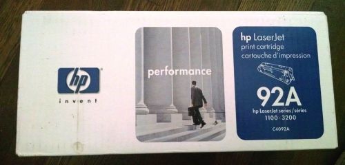 UNOPENED NOS HP 92A C4092A LaserJet Print Cartridge for Series 1100-3200 - SAVE$
