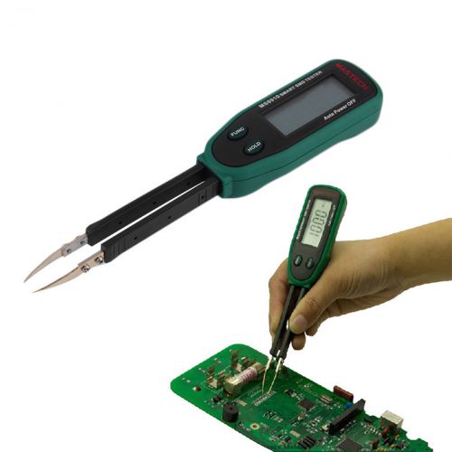 Tweezers Smart SMD RC Resistance Capacitance Diode Meter Tester Auto Scan MC