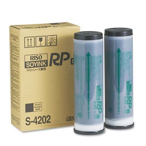 RISOGRAPH S4202 OEM Duplicator Ink, BLACK, yield 5,000EA