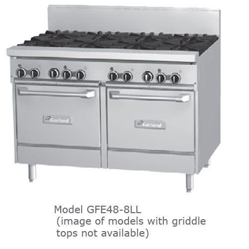 Garland GFE48-4G24LL Range, 48&#034; Wide, 4 Burners (26,000 BTU), 24&#034; Snap Action Co