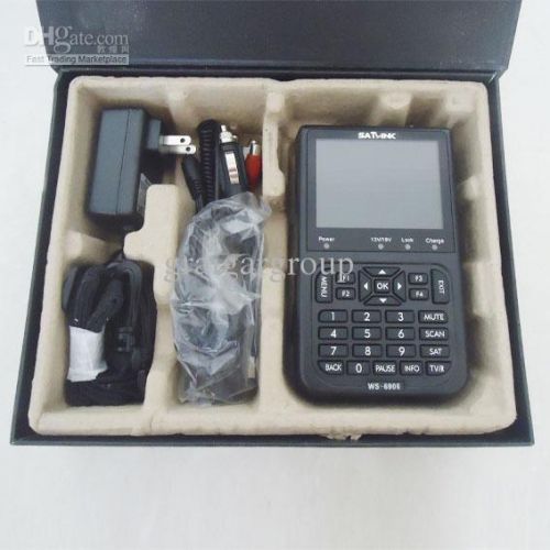 NEW Satlink WS-6906 DVB-S FTA C&amp;KU Band Digital Satellite Finder Meter