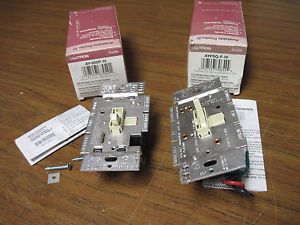 NOS Lutron Ariadni Preset Dimmer &amp; 3-way Fan Control:AY-600P-IV &amp; AYFSQ-F-IV..mz