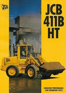 Equipment Brochure - JCB - 411B HT - Wheel Loader - 1997 (E6745)