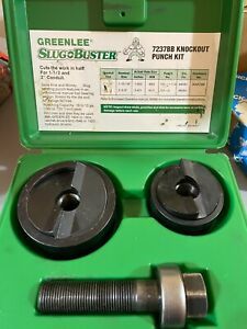 Greenlee Slug Buster Manual Knockout Punch Kit NEW 7237BB 1-1/2&#034; to 2&#034; Conduit