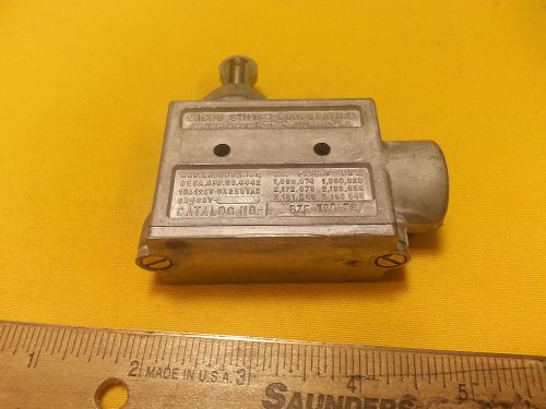 Unimax Limit Switch BZE-7R09T2  Metal Composite Housing