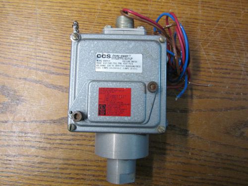 UNUSED NOS CCS 606PE21 Dual-Snap Pressure Temperature Switch 200-3000 PSIG