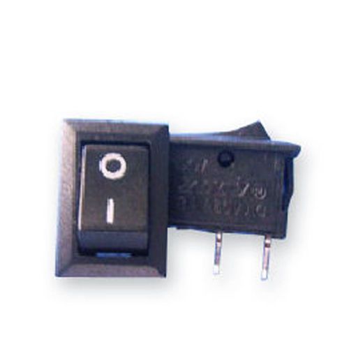 AMOI Snap in On Off Rocker Switch 2 Pin 12V 110V 250V Black