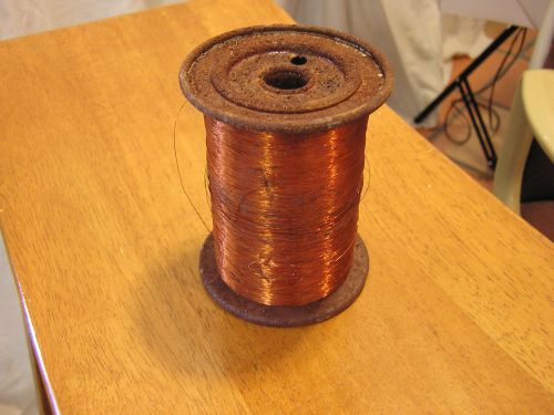 antique magnet wire spool 1lb.s 10oz -