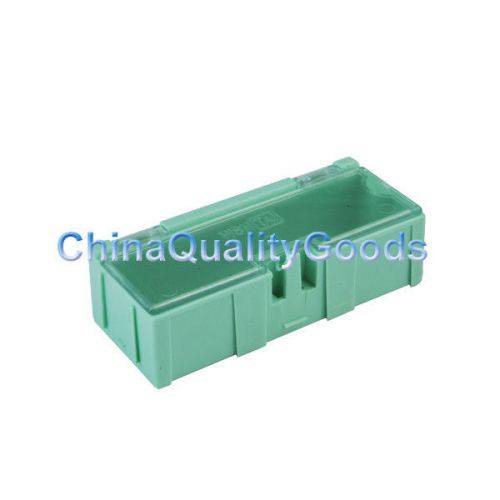 10pcs smt smd kit anti-static laboratory components storage boxes green new for sale