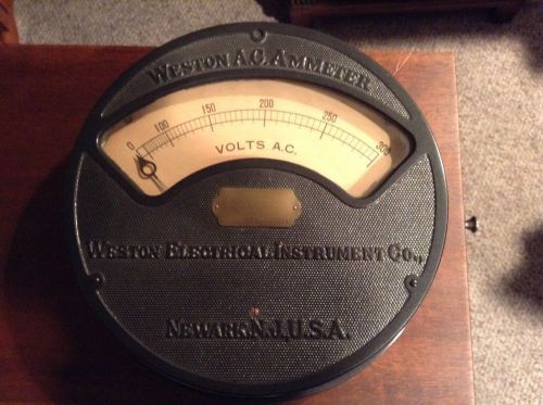 ANTIQUE ELECTRIC WESTON A.C. AMMETER MODEL 151