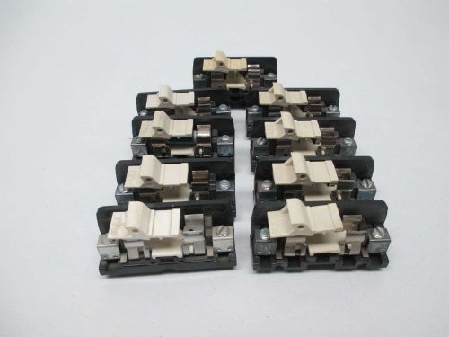 LOT 9 NEW BUCHANAN 361.362 368 FUSE BLOCK 600V-AC 30A AMP D363766