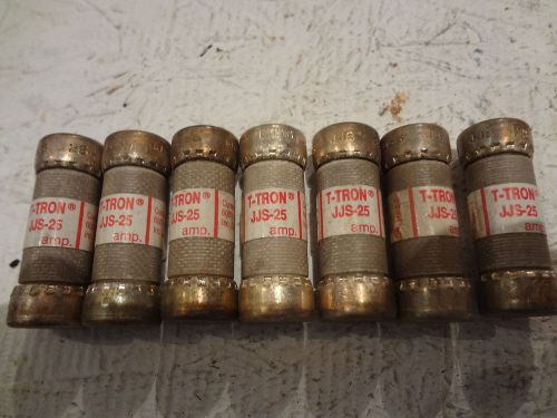 (7) T-TRON CURRENT LIMITING Fuse JJS-25 BUSSMAN