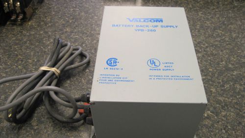 VALCOM BATTERY BACK-UP SUPPLY VPB-260