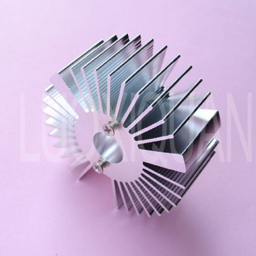 6pcs 3W LED Aluminum Aluminium Heat Sink Heatsink  Diameter 53MM x 22MM DIY CN