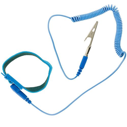 Blue Anti Static ESD Antistatic Adjustable Strap