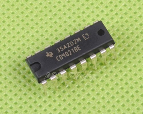 10pcs CD4021 4021 CMOS STATIC SHIFT REG DIP16 DIP-16 TI IC Orignal