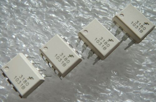 FOD3180 Fairchild x 4Pcs. High Speed 2A MOSFET Gate Driver Optocoupler, 8-DIP