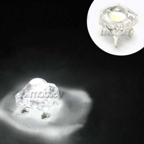 100 x 5mm Piranha Super Flux LED Light 20000mcd White M