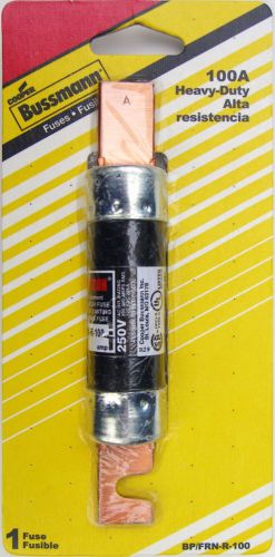 NEW Cooper Bussmann 100 Amp 250 Volt Heavy Duty Time Delay Fuse BP FRN-R-100 NIP